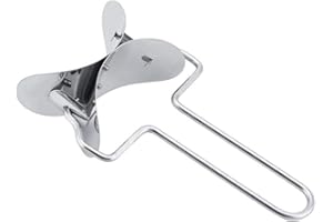 HERCHR Tagliapasta, Gnocchi in Acciaio Inossidabile avvolgi tagliapasta, Tagliapasta Cerchio Involucro per Gnocchi, Stampo per Ravioli a Forma Cerchio per biscotti, pasta, gnocchi e ravioli