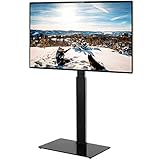 RFIVER Support TV sur Pied Meuble TV avec Support Pivotant Cantilever pour Télés et Ecrans LCD LED de 32 à 65 Pouces TF2003