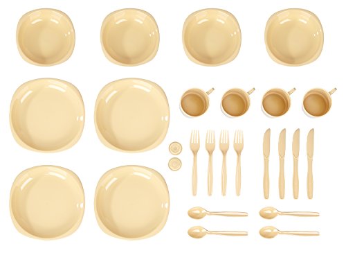 Campinggeschirr 26 -teiliges Set aus bruchfreiem Material - 2