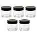 Nailfun Empty Cosmetics Jars 30 ml Transparent Pack of 5