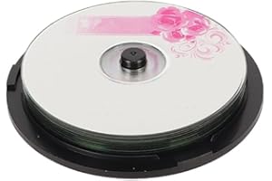 TONYSA CD R Disques Vierges, 52 X 700 Mo de Disques Enregistrables CD Vierges pour Graver et Stocker des Images Numériques Musique Données Audio Performances Stables (10PCS)