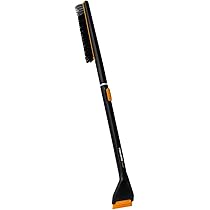 Fiskars Plus Brosse Et Grattoir Télescopique Pour Voiture, 2 Zones De