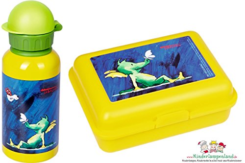 Preisvergleich Produktbild Tabaluga 2er Set 12556 12767 Butterbrotdose & Alu-Trinkflasche