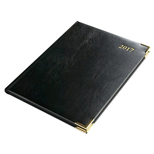 Download 2018 A5 Diary - Week to View - Black - Leathertex - Statesman - 702