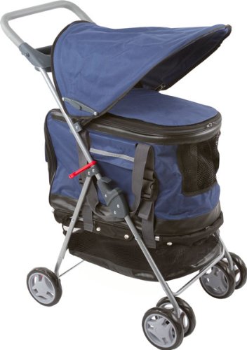 PET-STROLLER-PUSHCHAIR-FOR-PETS-IN-BLUE-COLOUR-all-in-one-pet-stroller-pet-carrier-dog-car-seat