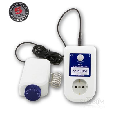SMSCOM Fancontroller mit Thermostat Ventilator Klima Steuerung
