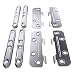 Produktbild stoppwerk Bettverbinder 100 mm 4 Stck. - Metall Beschlag Set für Bett und Möbel - Bettbeschlag Möbelverbinder für Holz