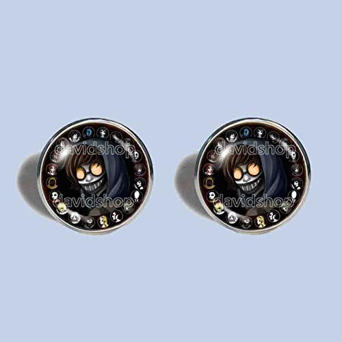 Creepypasta CREEPY PASTA TICCI TOBY Cufflinks Cuff links Glass Pendant JEFF THE KILLER