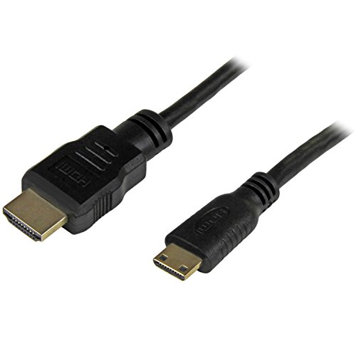 StarTech HDMIACMM1 High-Speed-HDMI Kabel (HDMI auf mini-HDMI, Stecker auf Stecker, 0,3 m)