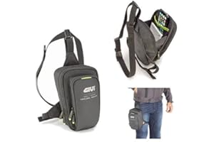 FAR Givi - EA140 - Riñonera de pierna XL para moto, scooter, universal, color negro