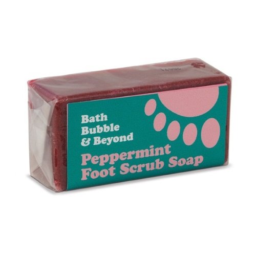 Peppermint Foot Scrub Soap Pedicure - Bath Bubble & Beyond 100g