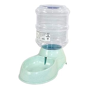 DZL- Dispensador de Comida de Mascotas 3.5L alimentador automático de Mascotas Fuente de Agua de Gato Perro de plástico de Alimentos Bowl Mascotas dispensador de Agua (Bebedero)