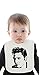 Price comparison product image Elvis Presley Portrait Organic Baby Bib With Ties Medium