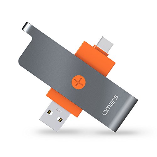 USB Type C OMARS® Micro SD/TF Kartenleser OMARS® USB 3.0 (3.1 Gen1) zu USB-C Adapter für Apple MacBook (2015, 12 Zoll), Google 2nd Chromebook Pixel (2015), Pixel C, Nexus 5X & 6P, HP Spectre x2, Lenovo ZUK Z1, LG G5, HTC 10, und andere Type C Geräte, Smartphones/Tablets mit OTG Funktion, PCs und Laptops