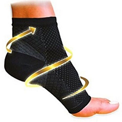 Lalang Heel Arch Support Ankle Compression Sock Pain Relief Therapy Sock (S/M)