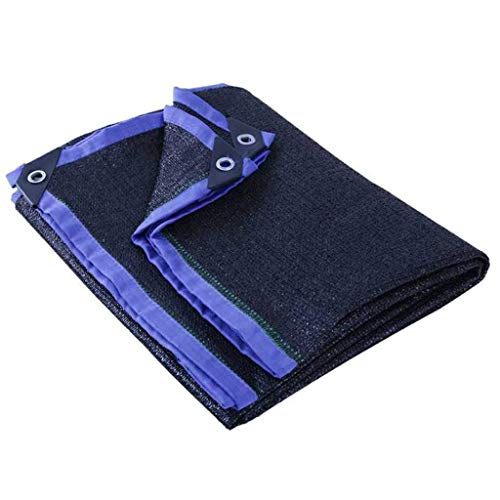 Preisvergleich Produktbild Brook Road Reflektierendes Aluminet ™ Shade-Tuch95% schwarzes Shade-Tuch, UV-beständiger verklebter Rand mit Ösen Shade-Gewebe Greenhouse-Shade-Net-Shade-Plane mit, 6x24ft / 2x8m