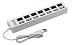 BlueInk High Speed 7 Port USB 2.0 Hub with Individual Power on/off Switches (White) 1 Years Warranty RS.349.00