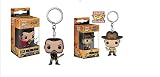 Funko 21189 The Walking Dead - Llavero, diseño de Rick Grimes y Negan (2 unidades)