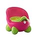 Secure Non-slip Comfortable Seat Sink Chair Toilet Trainer Baby Egg Potty - Perfect Mommy's Helper for Kids Boys Girls Child (Pink)