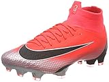  Nike Superfly 6 Pro Cr7 FG, Zapatillas de Fútbol Unisex Adulto, Rojo (BRT Crimson/Black/Chrome/Dk Grey 600), 43 EU