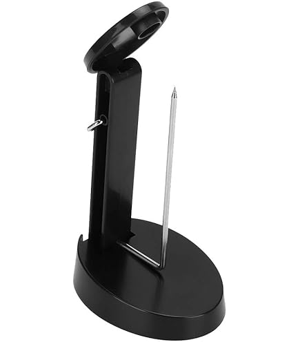 WEBEEDY Pique De Reçu Avec Base En Bois Pique Billet à Tige