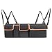 Produktbild Backseat Trunk Organizer, Siivton Car Trunk Organizer Rücksitz Trunk Storage Organizer für Kinder, Reisen, Heavy Duty mit Bodenplatte 4 Pocket Auto Interieur Cargo Zubehör SUV & Car Organizer