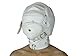 Produktbild Isolationsmaske BDSM Sklaven Leder Maske weiß geschlossen ohne Augenlöcher Ledermaske