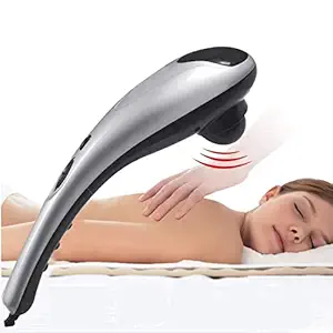 MEDITIVE Handheld Deep Tissue Massager Percussion Massage Machine for Muscles Back Neck Shoulder Leg- Hand Held Electric Back Massager for Neck and Back Full Body Pain Relief and Relaxation