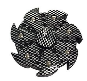 LEUISS Black Rose Turbine Handle Gyro Decompression Toys * 1