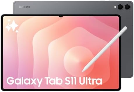 Samsung Galaxy Tab S11 Ultra, Tablet AI, Wi-Fi, Design Ultra-Sottile, Strumenti AI Multimodali, Samsung DeX, RAM 12GB, 256 GB, Batteria a Lunga Durata, Gray [Versione Italiana]