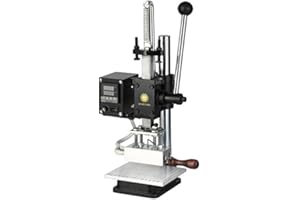 YUNSHINE 220V Heißfolien-Stanzmaschine Leder Holz Papier Branding Logo Markierung Presse Maschine Leder Prägung Maschine