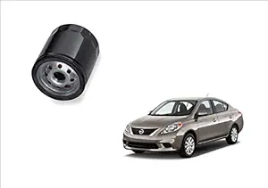 Auto Spare World Engine Oil Filter for Nissan Sunny 2011-2015 Petrol Set of 1 Pcs.