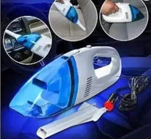 CLOSAL 12- V Portable Car Vacuum Cleaner (White, Blue)