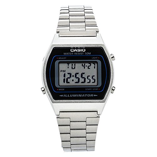 Casio b640wd1 a Unisex Watch Metallic Black/Silver