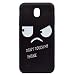 Produktbild Everainy Kompatibel für Samsung Galaxy J3 2017 Hülle Silikon Bumper Gummi Neu Cover Hüllen Galaxy J3 2017 Handyhülle Stoßfest TPU Stoßstange Schutzhülle (Don't Touch My Phone 2)