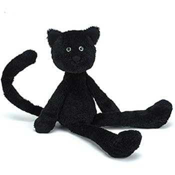 Jellycat Peluche Chat Casper Noir 38 Cm 38cm Amazonfr