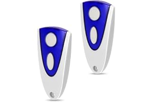 WVOILLTY 433,92 MHz Mando a Distancia Compatible con Novotron 502 MAX43-2 512 MIX43-2,2 Canales, Mando a Distancia (2)