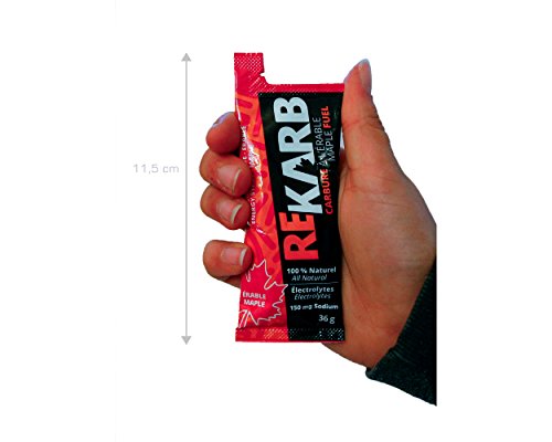 REkarb : sport ENERGY gel ✅ 100% Natural and natural Antioxidant - No Added Preservatives - Maple syrup flavor - 36g - Image 4