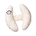 MissFox Infant Antiroll Cradler Children Safety Travel Nursing Pillow Head Positioner (White)