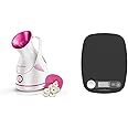 HealthSense Steamer for Cold & Cough, Vapourizer & Steamer for Face steam & Weight Machine for Kitchen, Kitchen Food Weighing Scale for Health, Fitness, Home Baking & Cooking