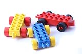 LEGO� DUPLO� 3x Fahrzeuge Anh�nger Autos bunt gemischt - Steinchenwelt