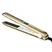 1 Inch Professional Nano-Titanium Flat Iron 450F Salon High Heat with Screen Touch, Dual Voltage, Golden