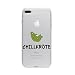 Produktbild licaso Apple iPhone 8 Plus Handyhülle Smartphone Apple Case aus TPU mit Chillkröte Print Motiv Slim Design Transparent Cover Schutz Hülle Protector Soft Aufdruck Lustig Funny Druck