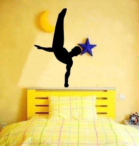 Large--Easy instant decoration wall sticker wall mural Gym-gymnastics boy