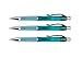 Price comparison product image Pilot G2 ex 0.7mm Ball Retractable Gel Ink Roller Ball Pens, Black Ink, Translucent Blue Barrel with rubber grip (Pack of 3) Supplied Loose