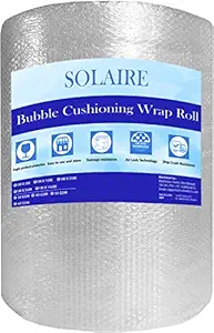 SOLAIRE Air Bubble Wrap For Packing Materials | Moving Items | Storage Boxes (5M 60GSM)