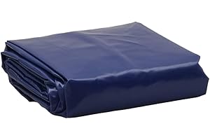 vidaXL Bâche, Couverture de Toit avec Oeillets Métalliques, Bâche de Protection Résistante aux UV Jardin Extérieur, Bleu 1,5x2 m 650 g/m²