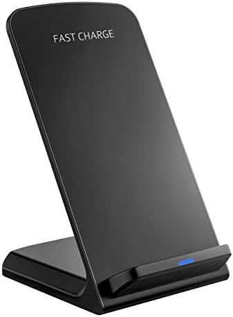 Karnate Fast Wireless Charger, Qi Charger Quick Wireless Charging Stand for Samsung Galaxy S7/S7 Edge, S6/S6 Edge/Plus, All Qi-enabled Devices, QC 2.0 Wireless Charger Official for Samsung