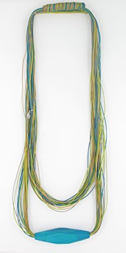 Corded Necklace – Green and Turquoise Fanny FOUKS