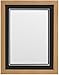 Produktbild Frames by Post H7 Bilderrahmen Rahmen mit Schwarz Doppel-Passepartout für Bildgröße 10 x 15 cm, weiß, a4-p, Holz, Beech, 14 x 11 Image Size 12 x 8 inch